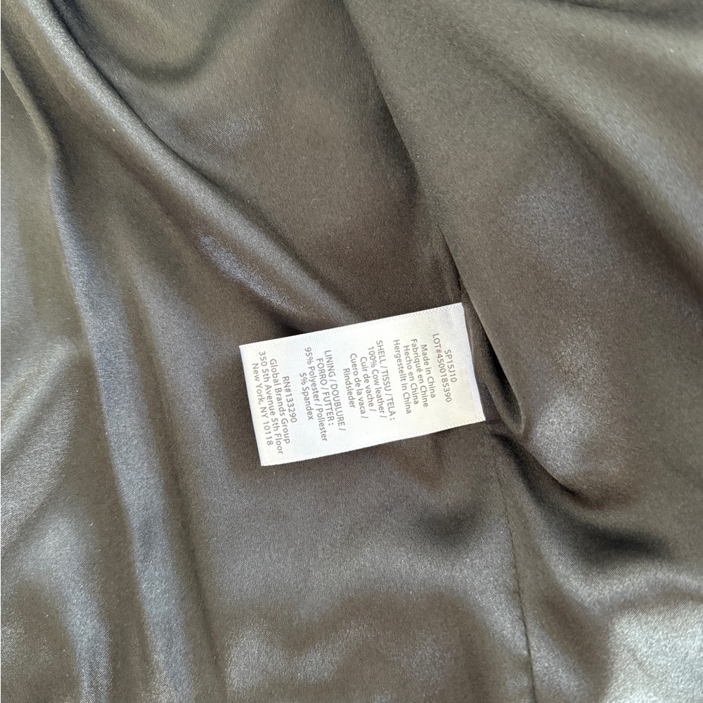 Rachel Zoe Black Leather Studded jacket size 6 - Picture 5 of 7